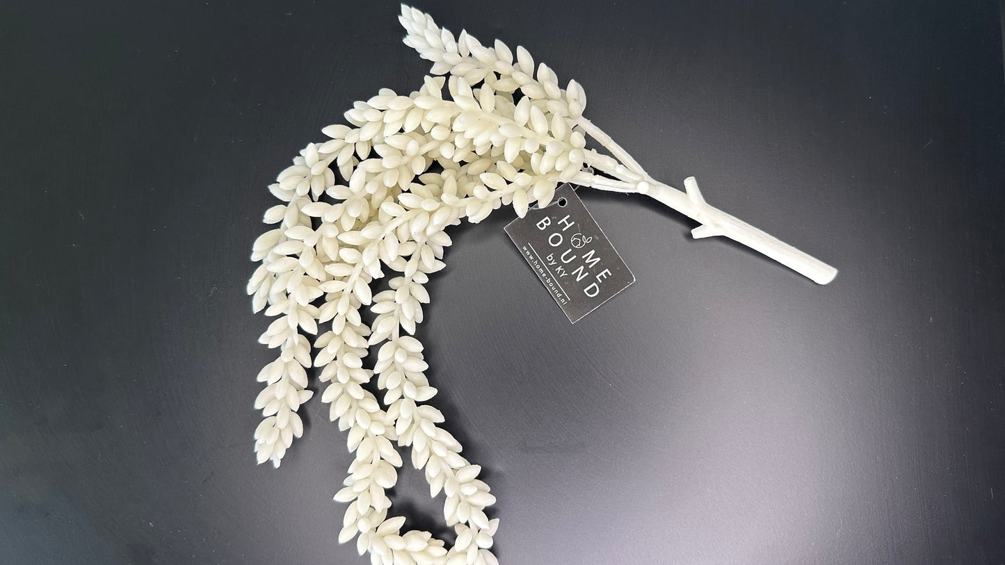 Decoratie tak - hangend - white